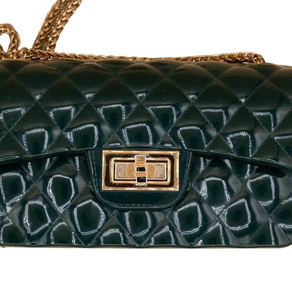 Mini Green Jelly Crossbody Bag - Picture 2 of 6